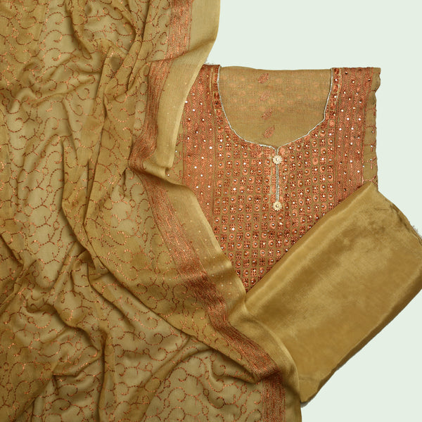 Embroidered Baarish Suit Unstitched-FBEM0000492