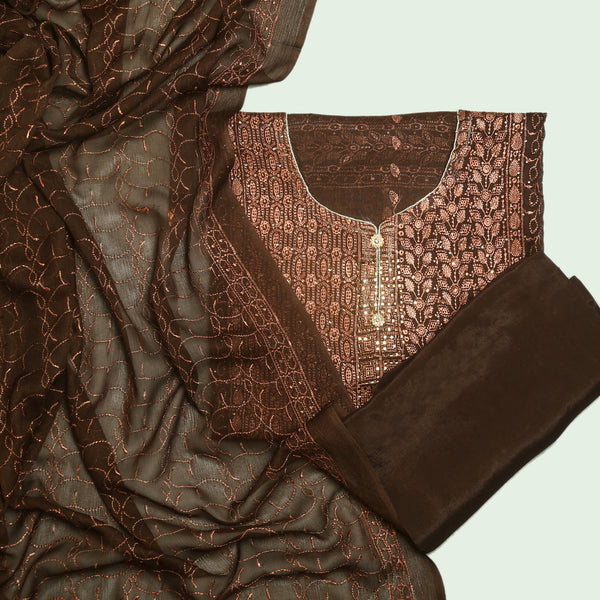Embroidered Baarish Suit Unstitched-FBEM0000490