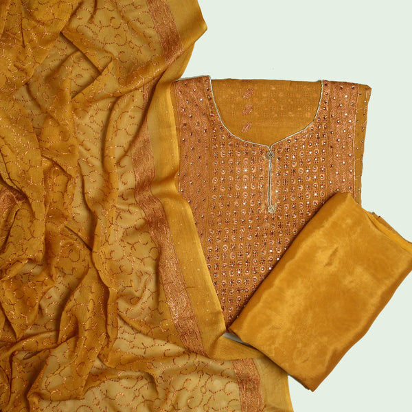 Embroidered Baarish Suit Unstitched-FBEM0000480