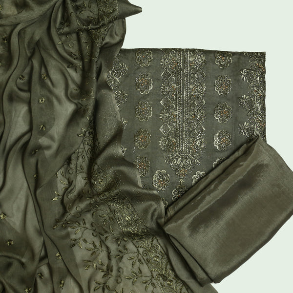Embroidered Baarish Suit Unstitched-FBEM0000474