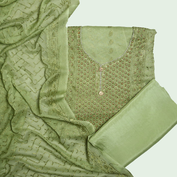 Embroidered Baarish Suit Unstitched-FBEM0000484
