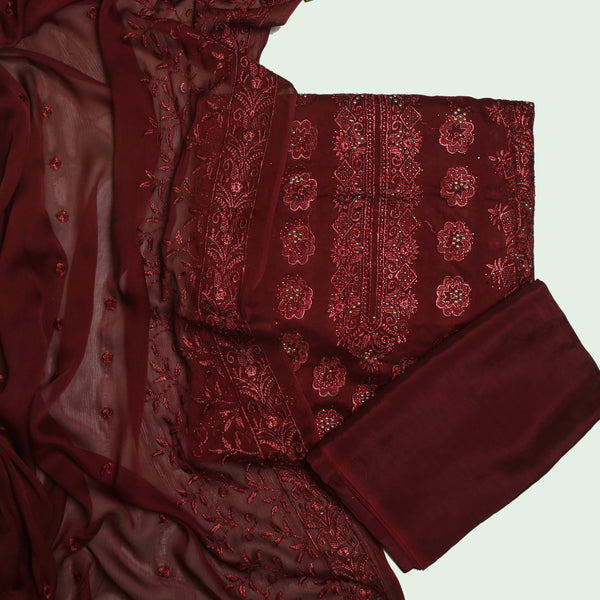 Embroidered Baarish Suit Unstitched-FBEM0000469