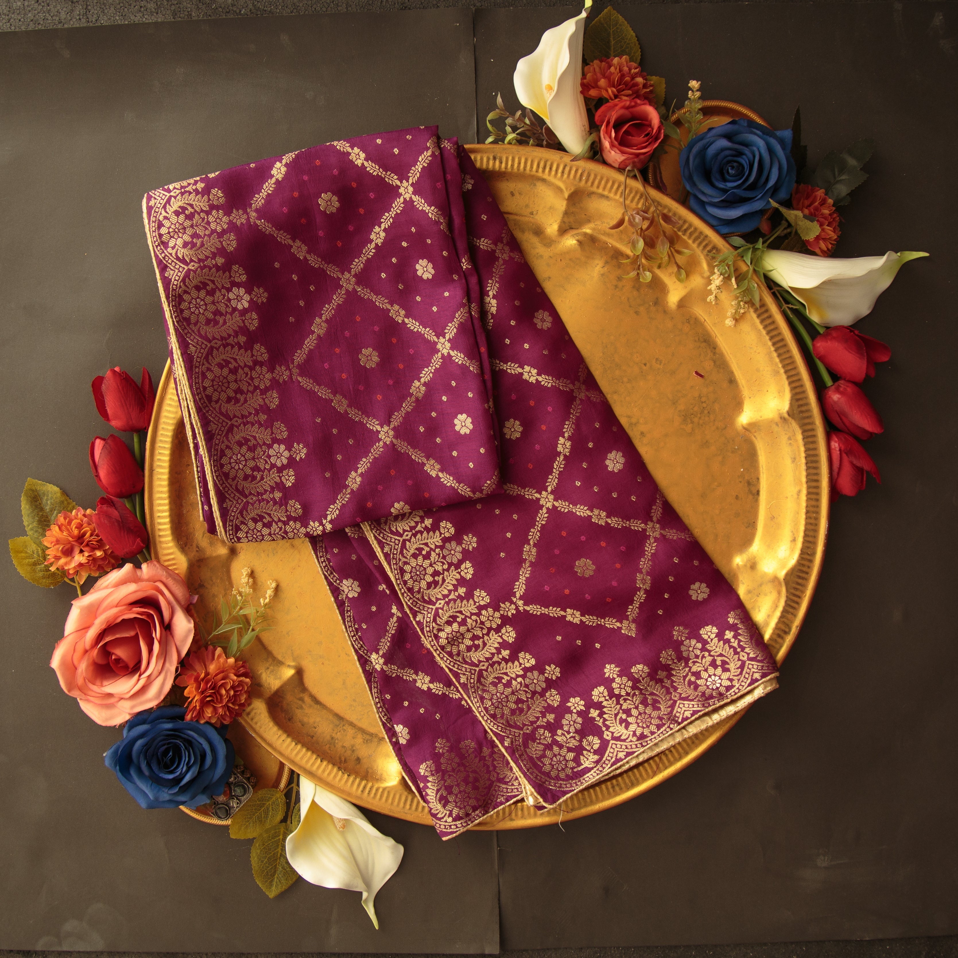 Pure Matka Silk Jacquard-FBDY0002863 - Tasneem Fabrics