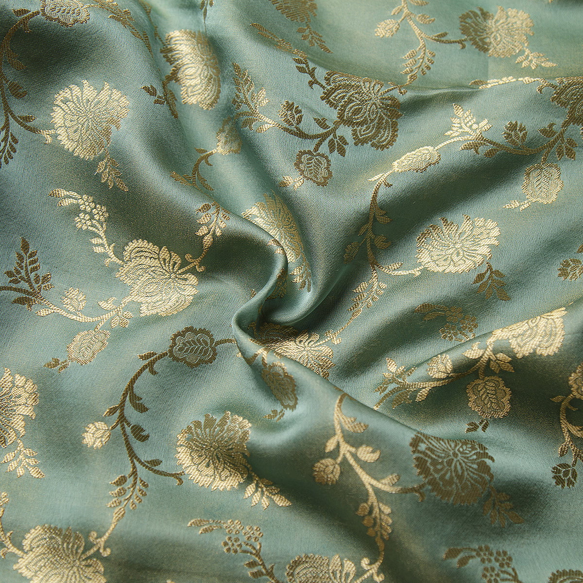Pure Zari Tissue Grip Zari Jacquard-FGDS0001795 - Tasneem Fabrics