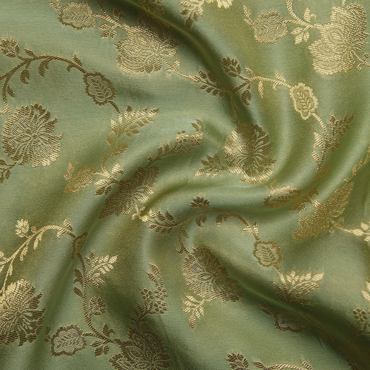 Pure Zari Tissue Grip Zari Jacquard-FGDS0001811 - Tasneem Fabrics