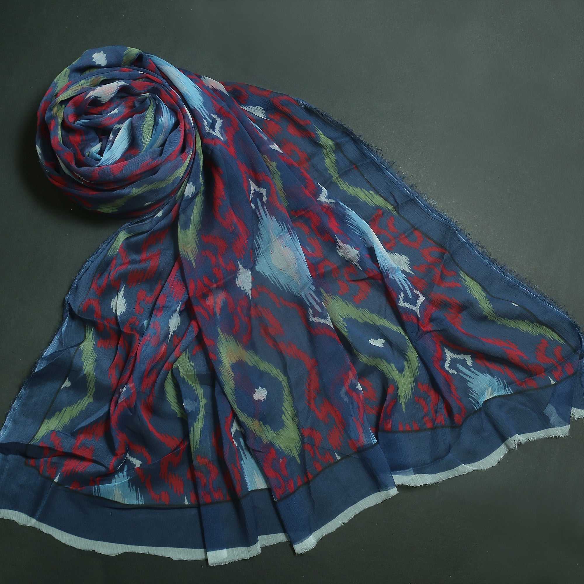 Printed Chiffon Dupatta-FBPR0003455