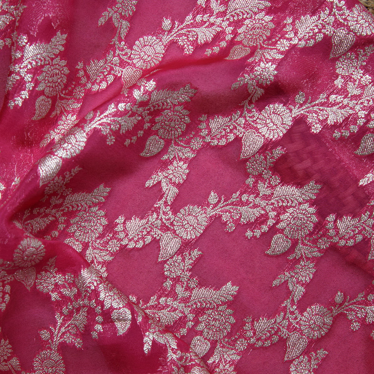 Pure Organza Jacquard-FBDY0003020 - Tasneem Fabrics