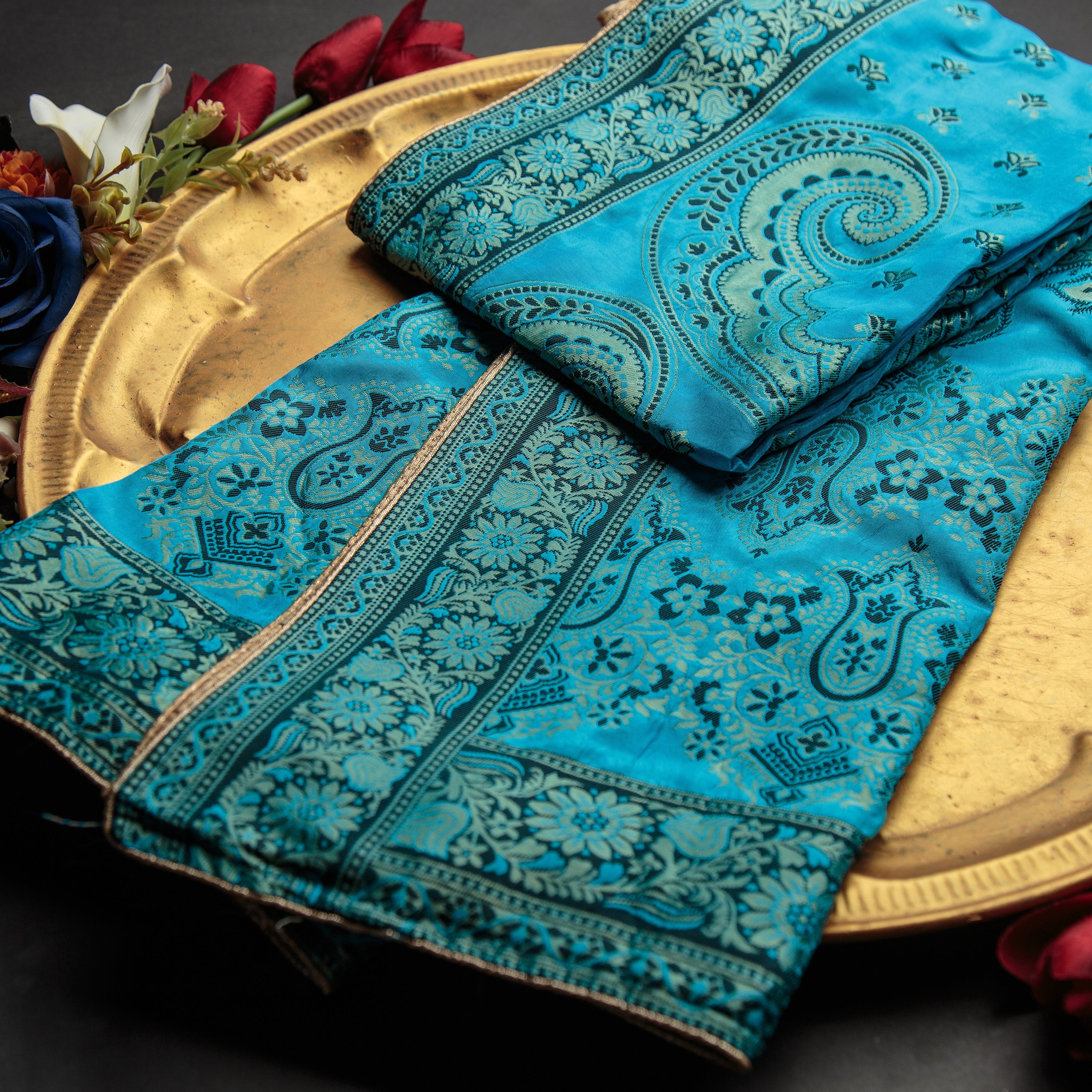 Pure Matka Silk Jacquard-FBDY0002884 - Tasneem Fabrics