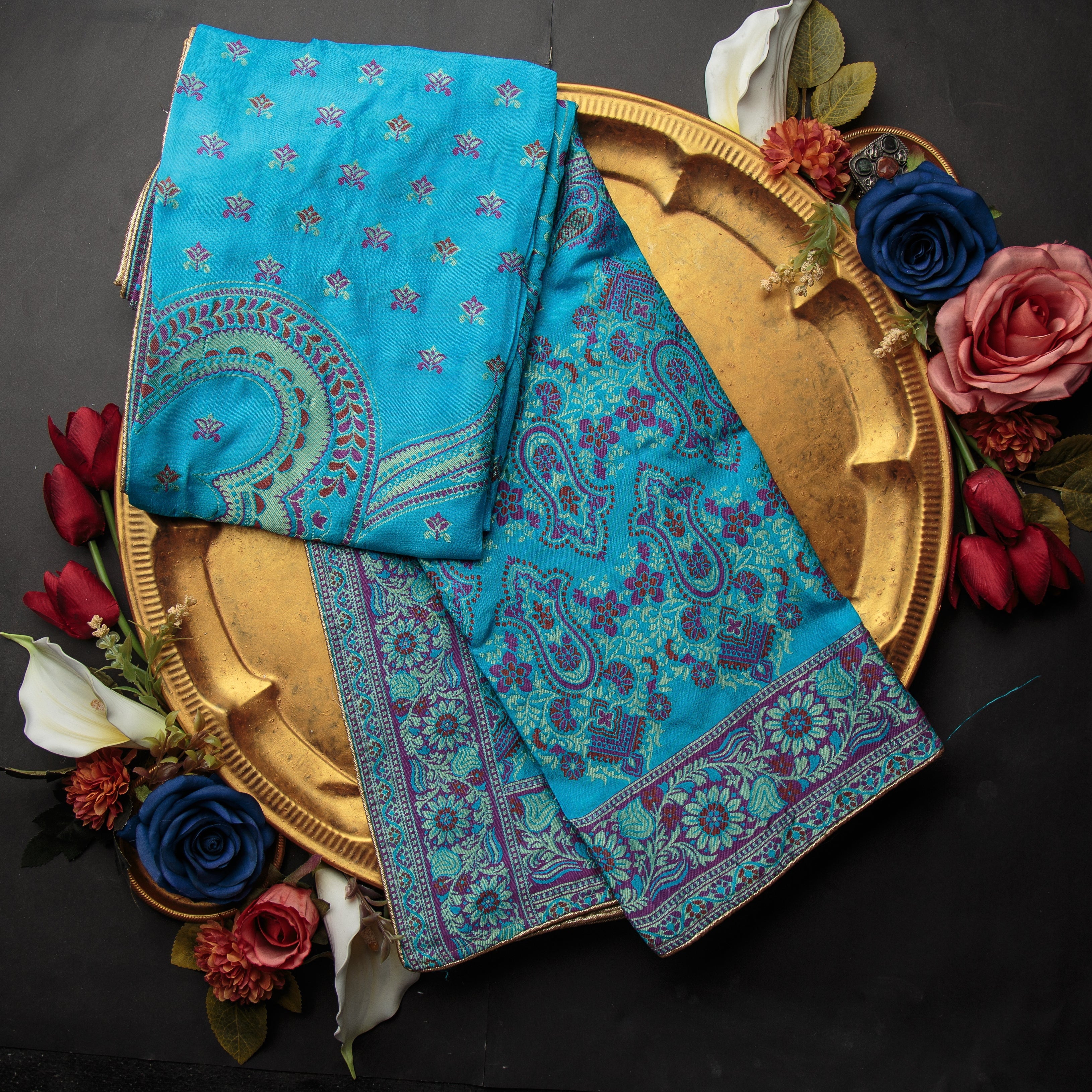 Pure Matka Silk Jacquard-FBDY0002909 - Tasneem Fabrics