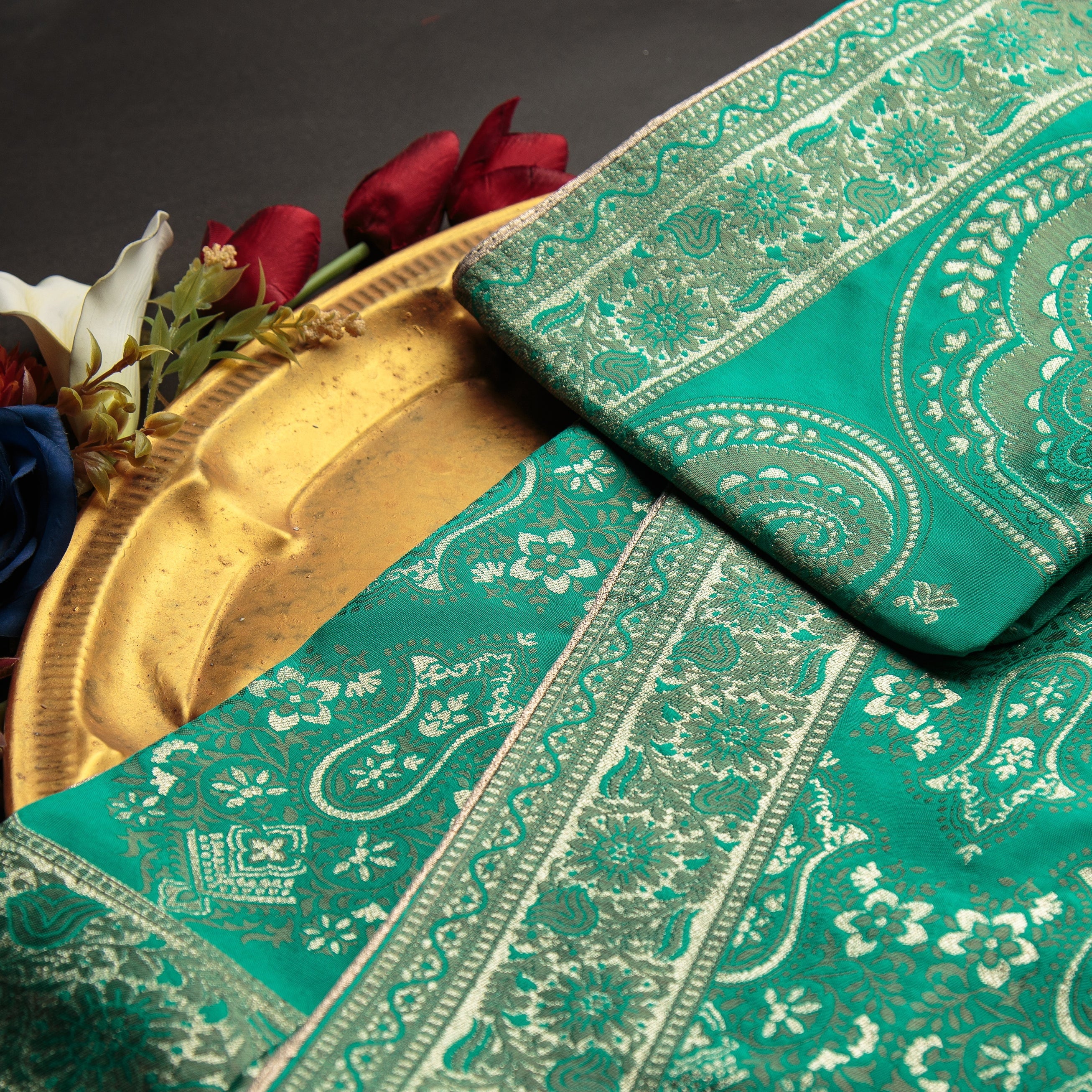 Pure Matka Silk Jacquard-FBDY0002902 - Tasneem Fabrics
