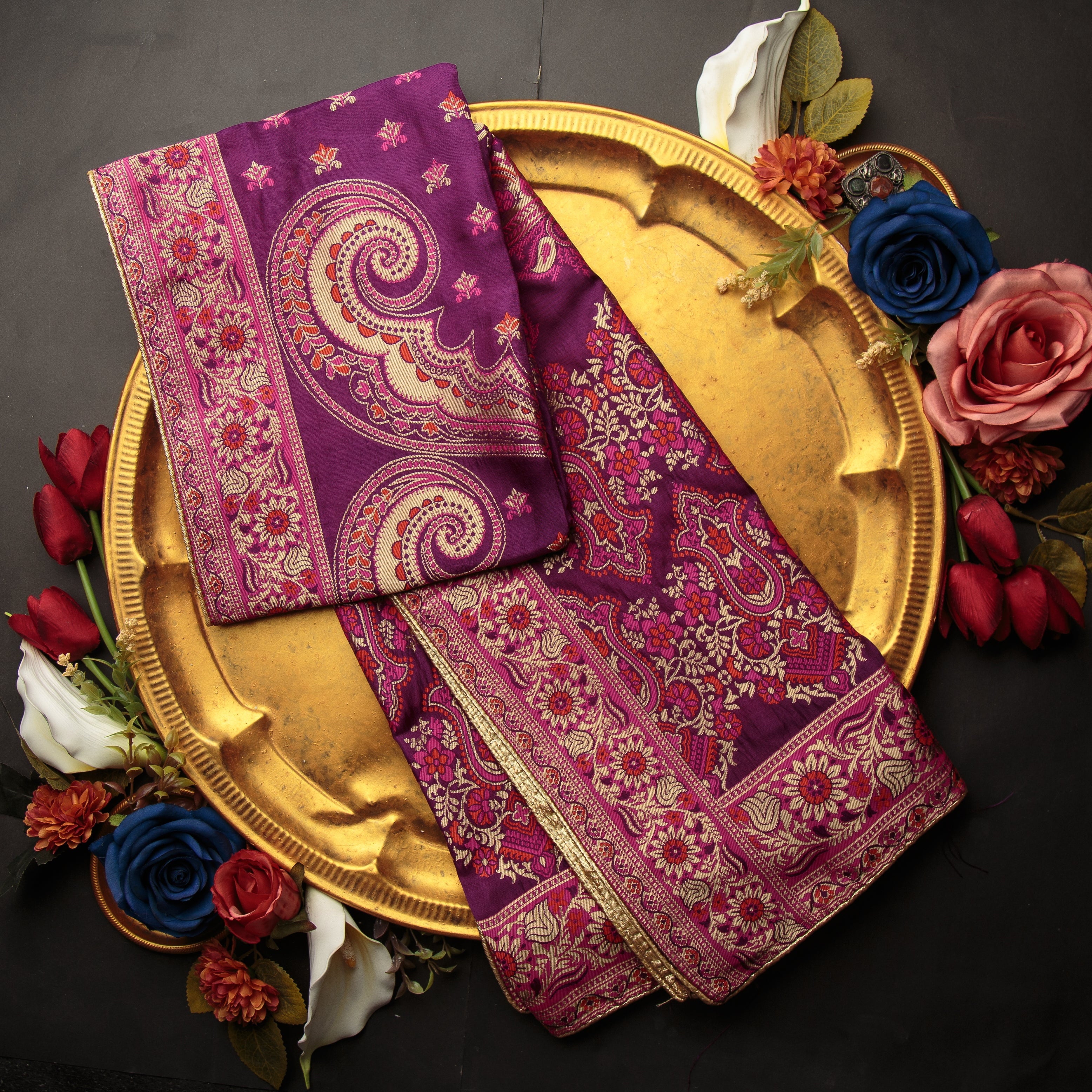 Pure Matka Silk Jacquard-FBDY0002908 - Tasneem Fabrics