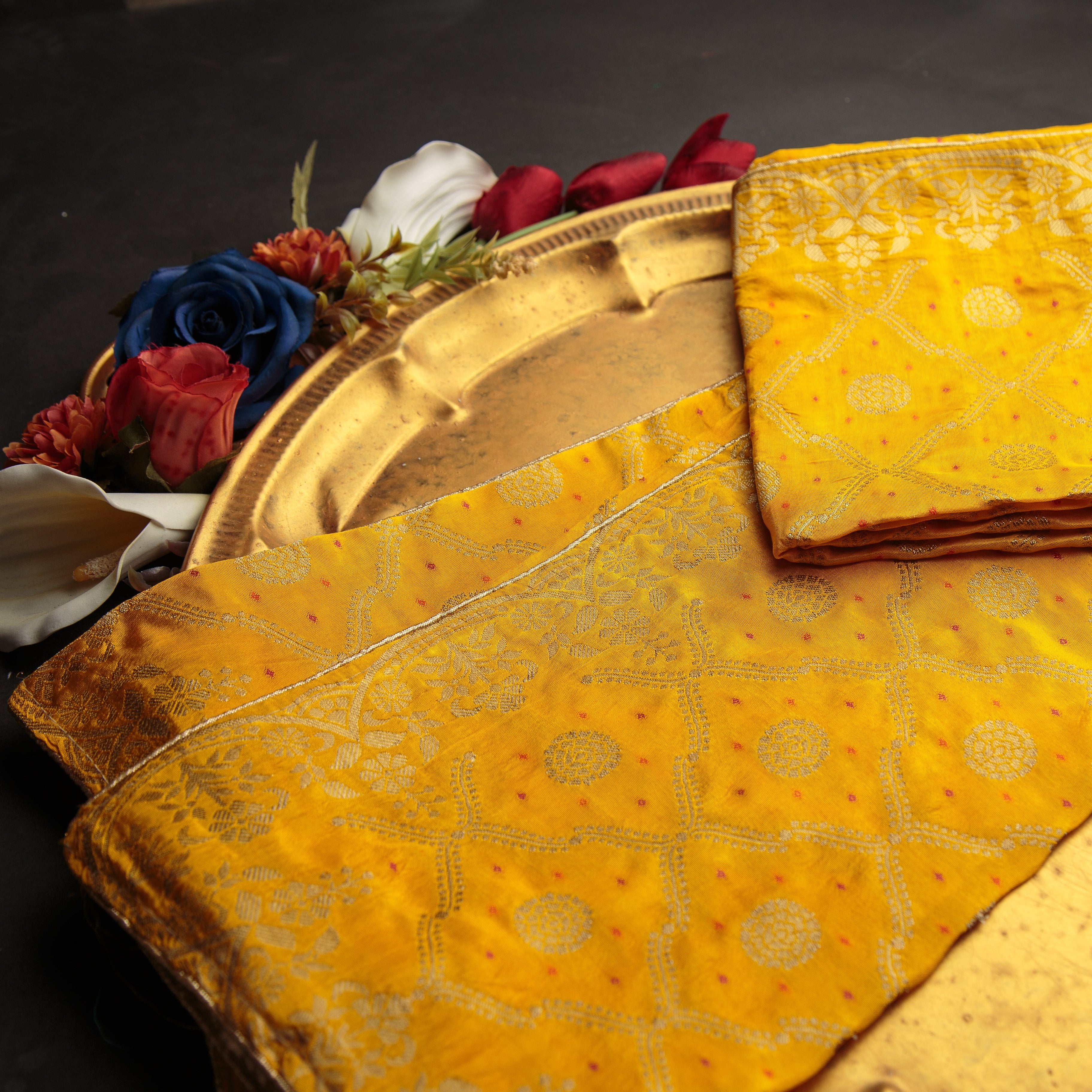 Pure Matka Silk Jacquard-FBDY0002877 - Tasneem Fabrics