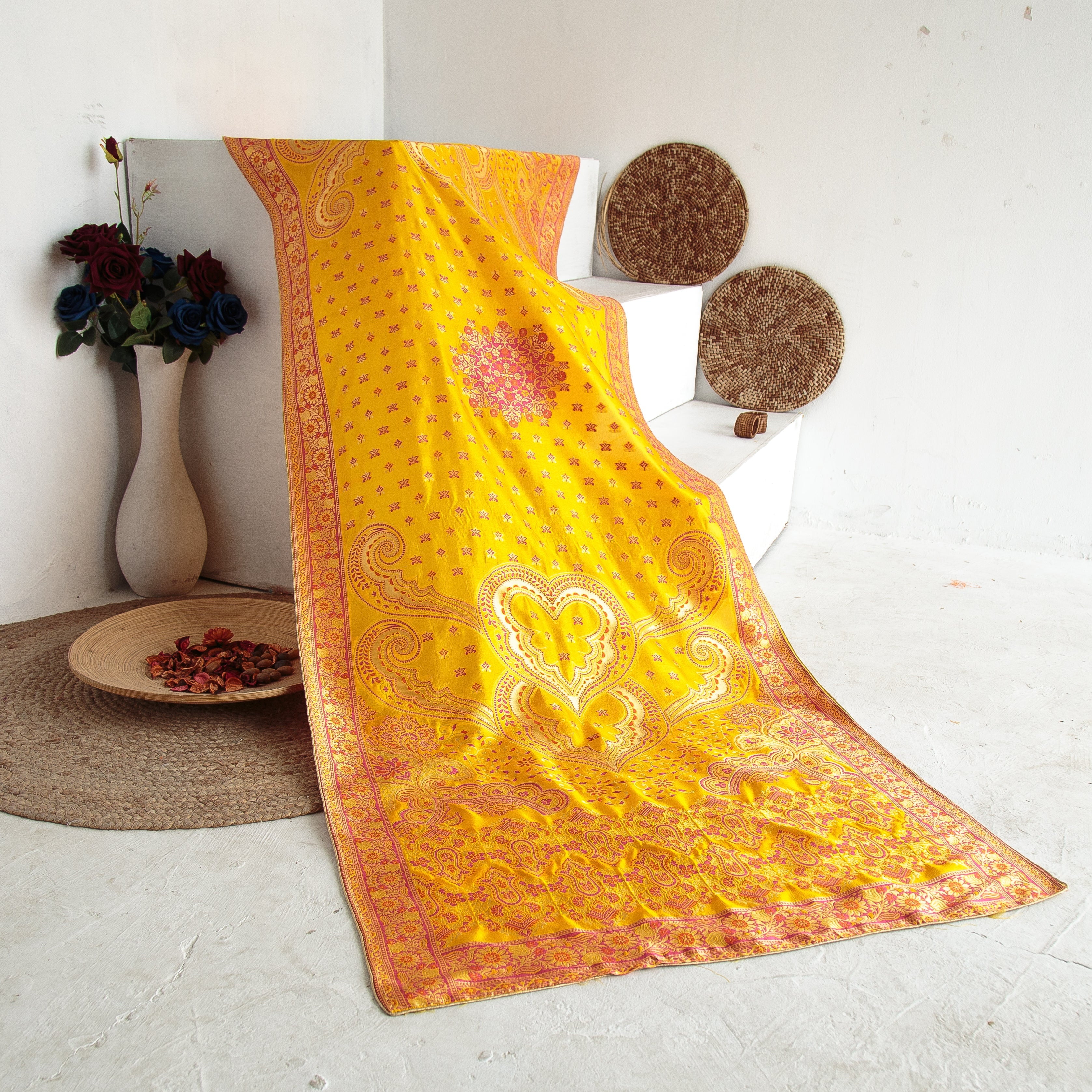 Pure Matka Silk Jacquard-FBDY0002913 - Tasneem Fabrics