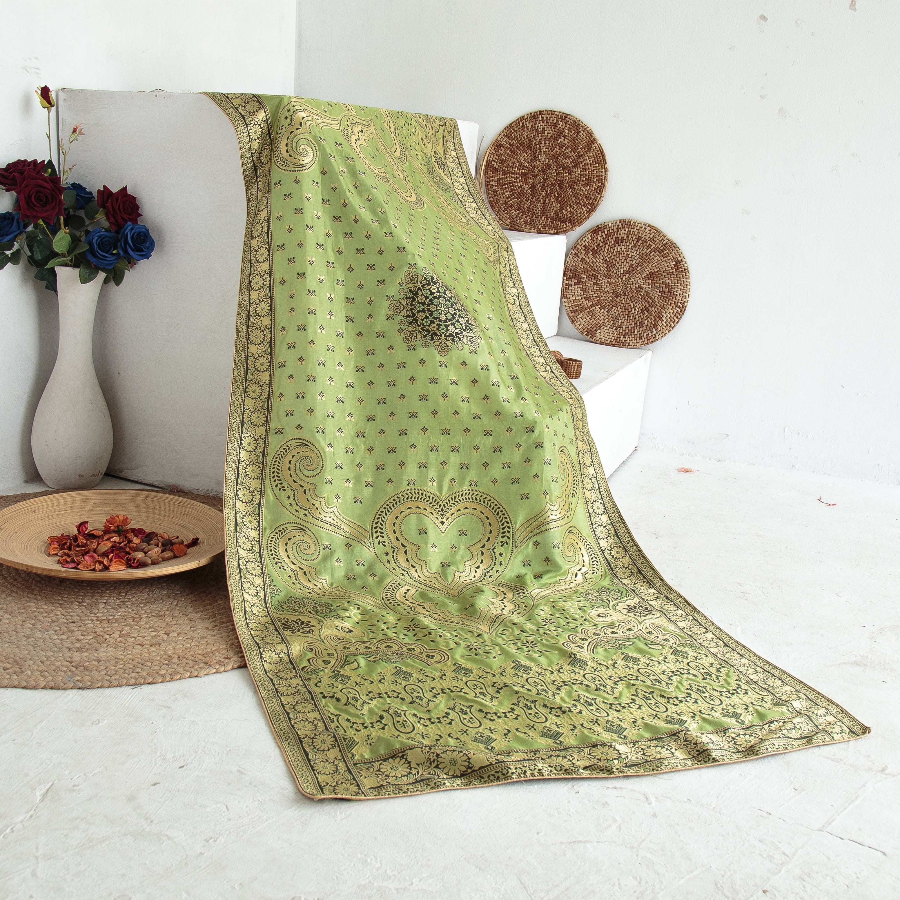 Pure Matka Silk Jacquard-FBDY0002895 - Tasneem Fabrics