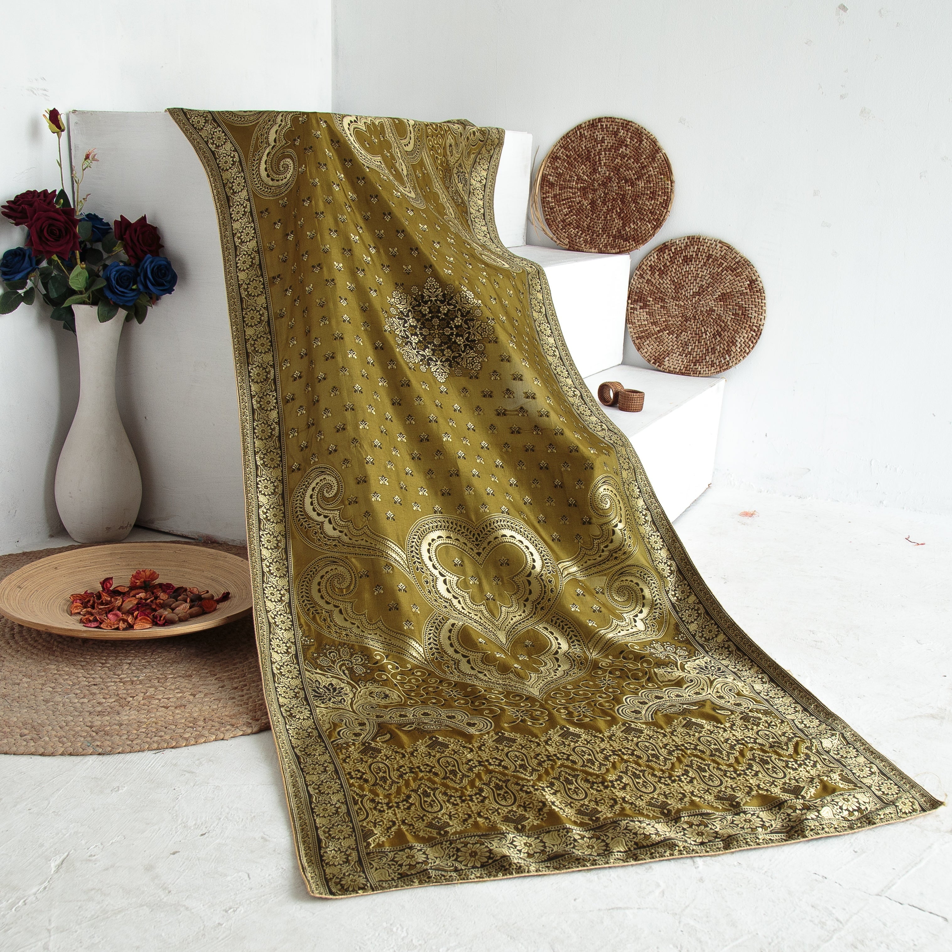 Pure Matka Silk Jacquard-FBDY0002885 - Tasneem Fabrics