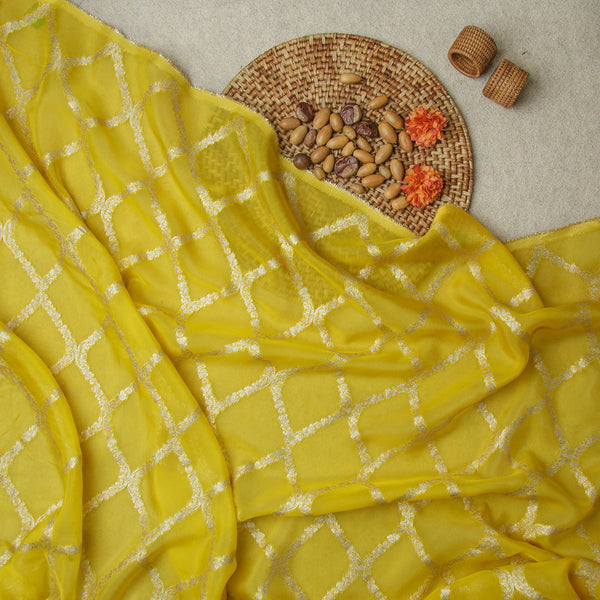 Pure Organza Jacquard-FBDY0002997 - Tasneem Fabrics
