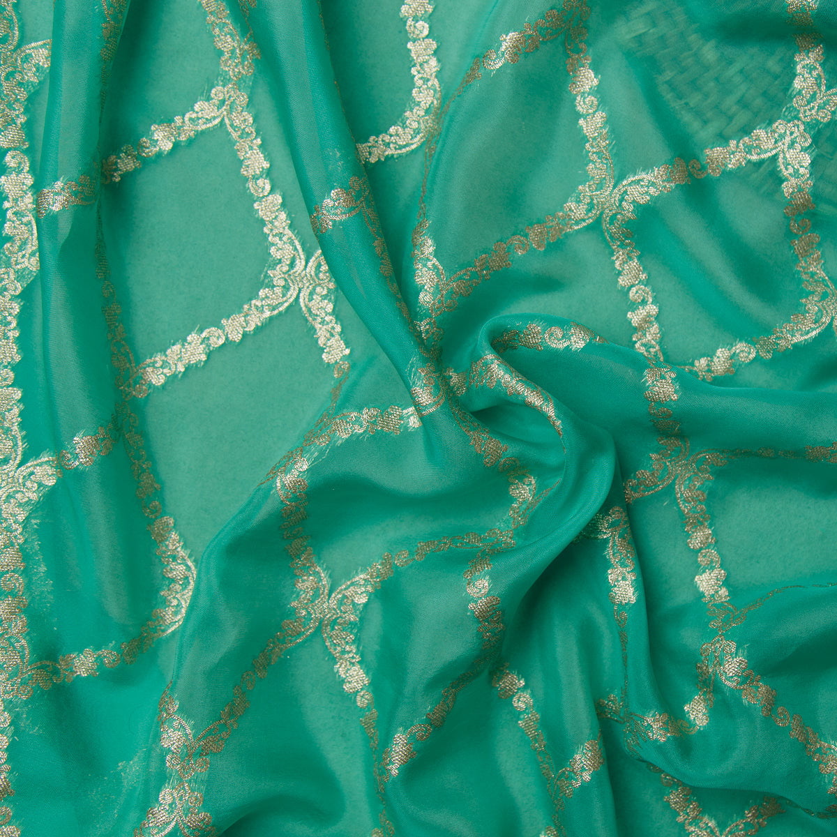 Pure Organza Jacquard-FBDY0002993 - Tasneem Fabrics