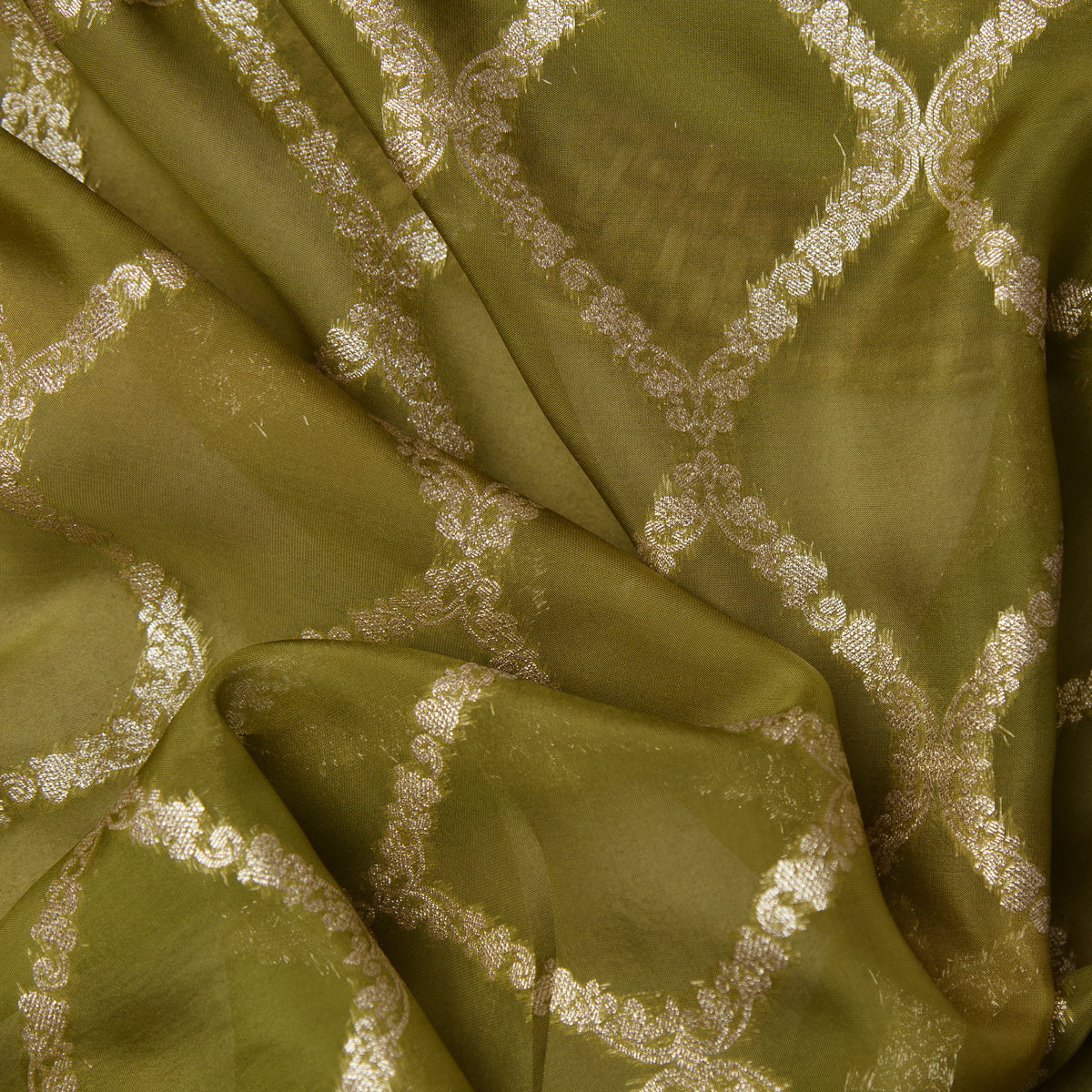 Pure Organza Jacquard-FBDY0003001 - Tasneem Fabrics