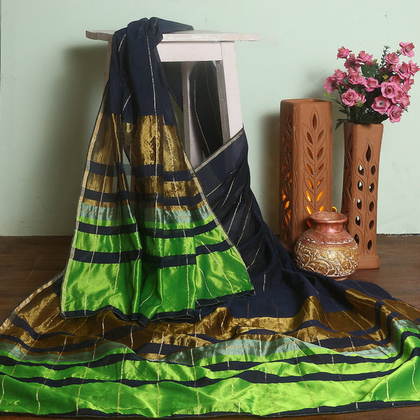 Zari Banarasi Dupatta-MDDY0003553 - Tasneem Fabrics