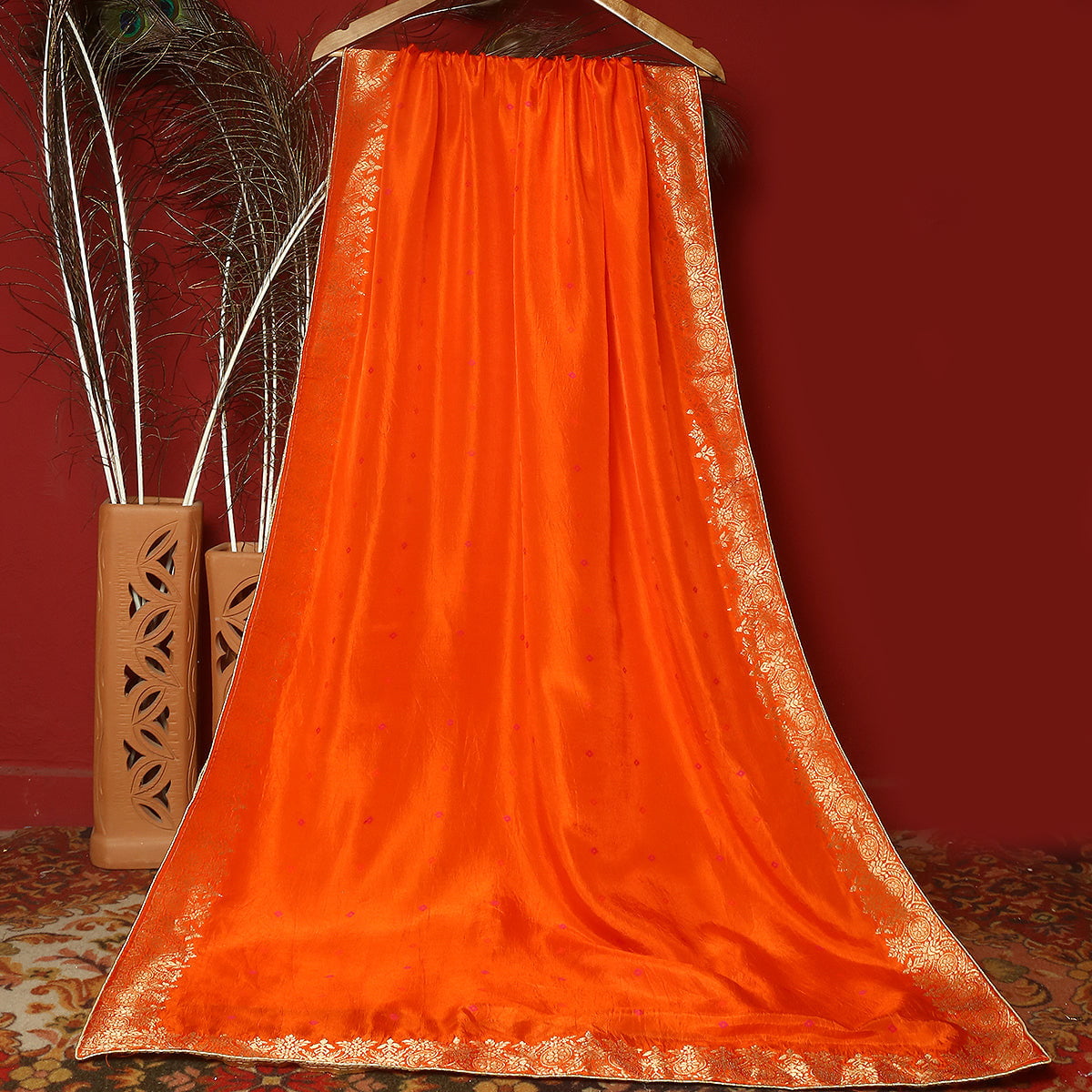 FBDY0002815-Dola Silk Zari Jacq Meena - Tasneem Fabrics
