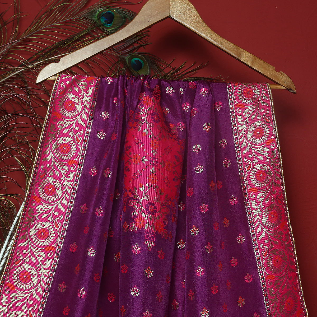 Pure Matka Silk Jacquard-FBDY0002937 - Tasneem Fabrics