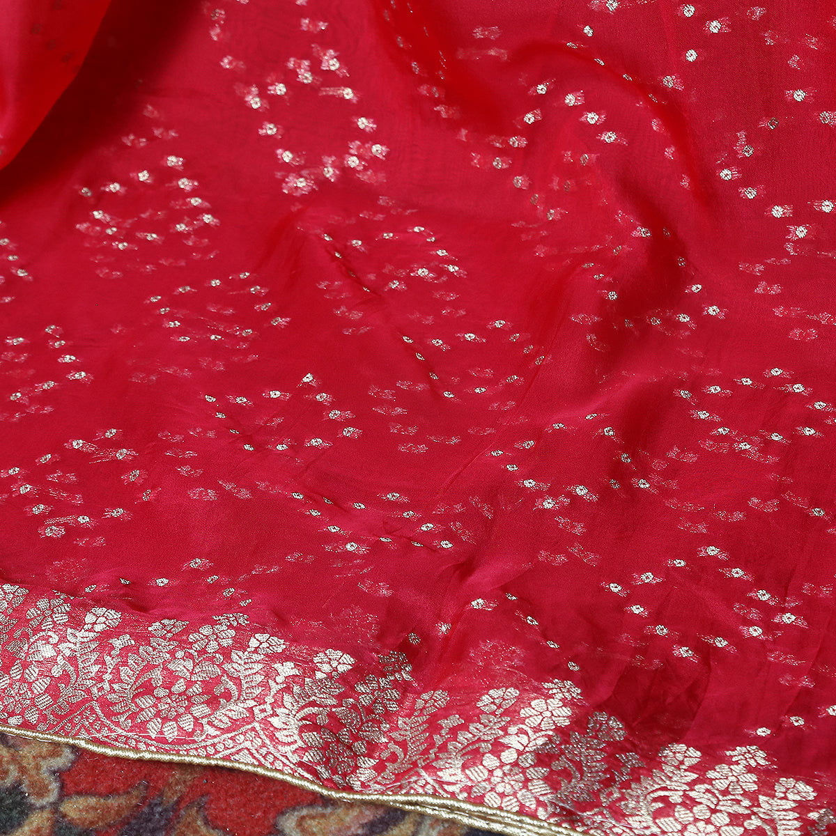 FBDY0002802-Pure Chiffon Zari Jacq - Tasneem Fabrics