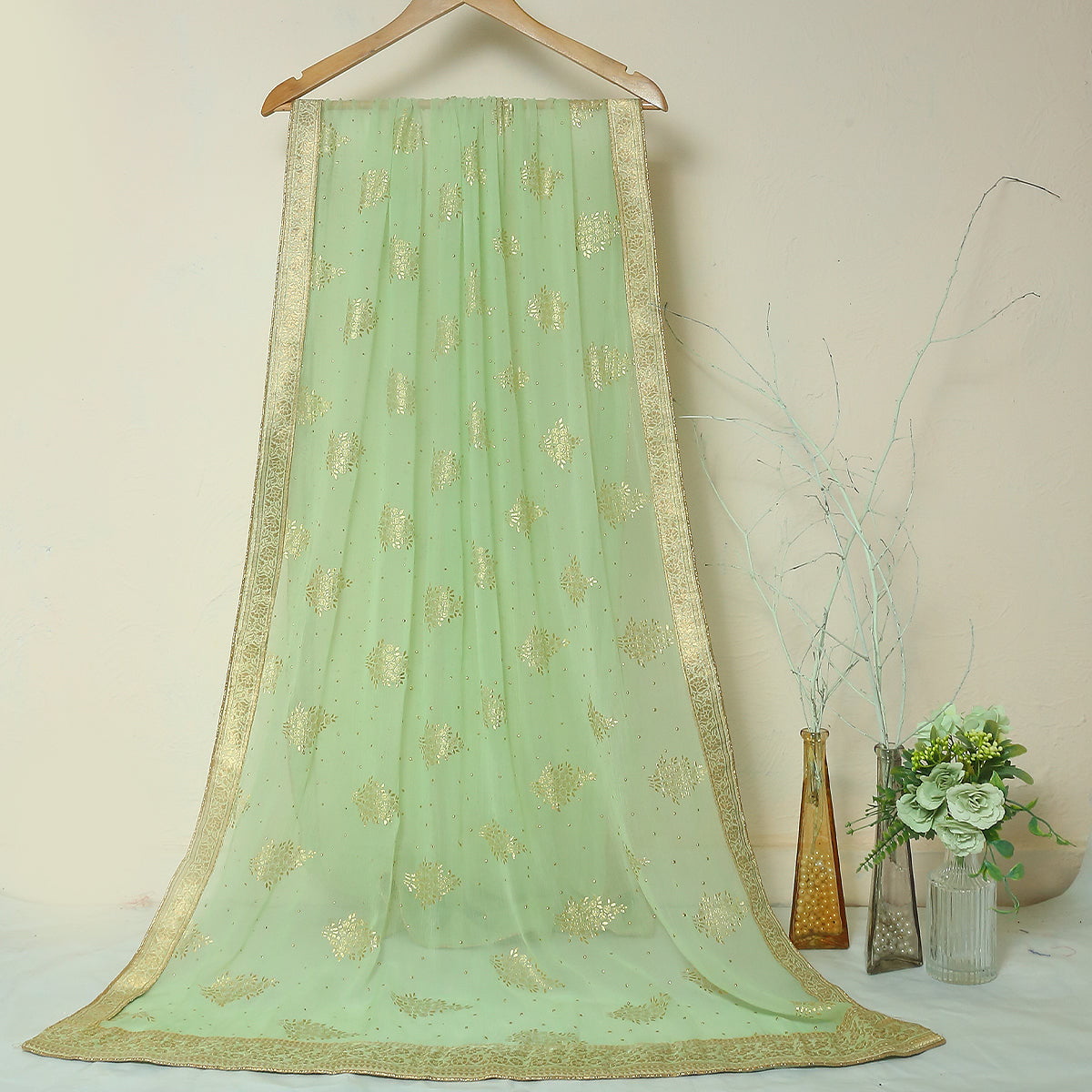 Pure Crinkle Foil Jacquard-FBDY0002635 - Tasneem Fabrics