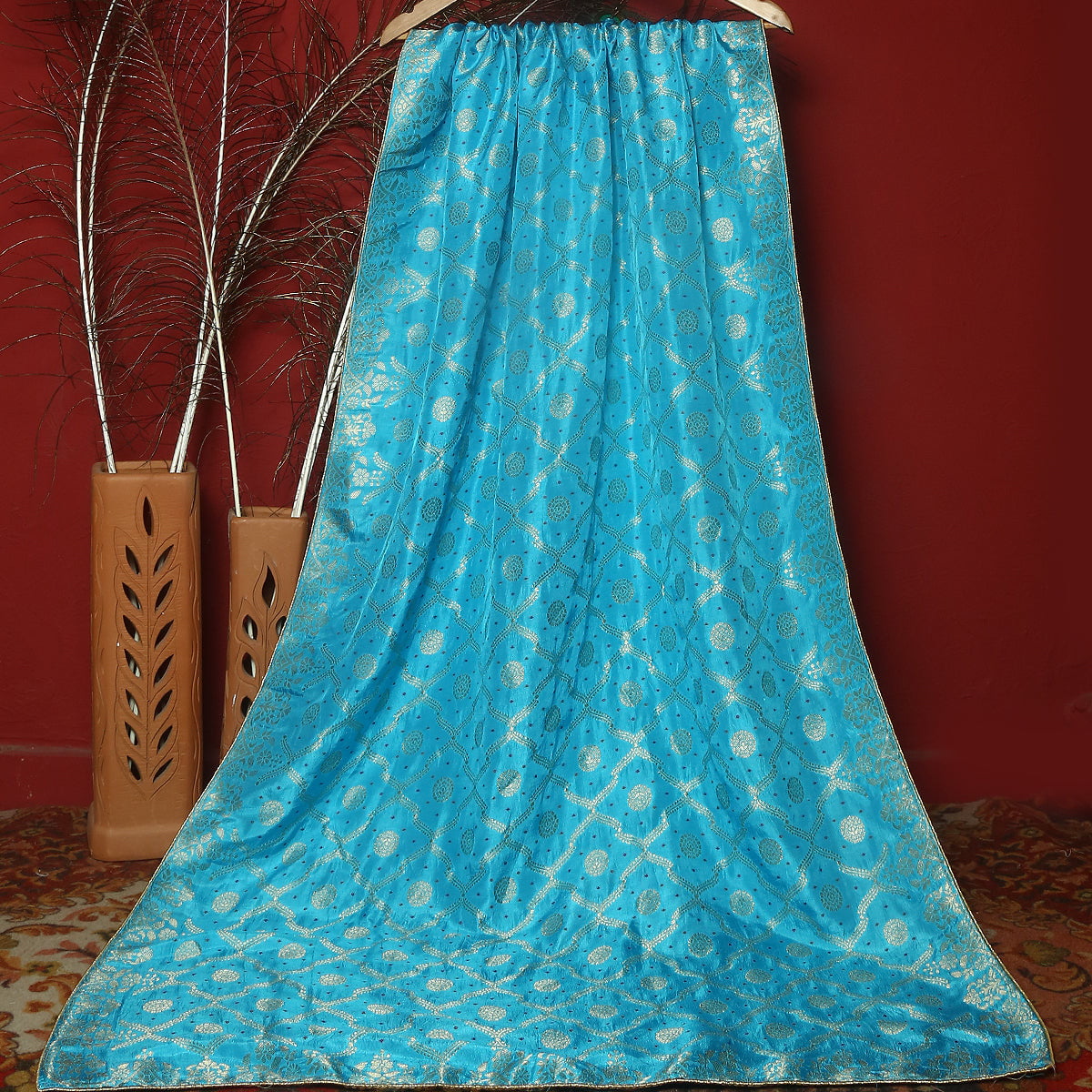 Pure Matka Silk Jacquard-FBDY0002876 - Tasneem Fabrics