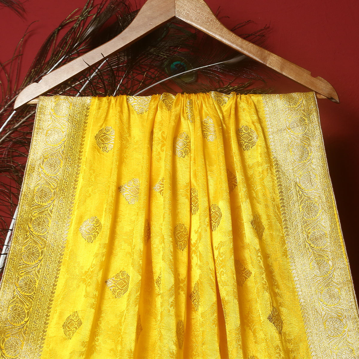 FBDY0002704-Pure Gaji Silk Jacquard - Tasneem Fabrics