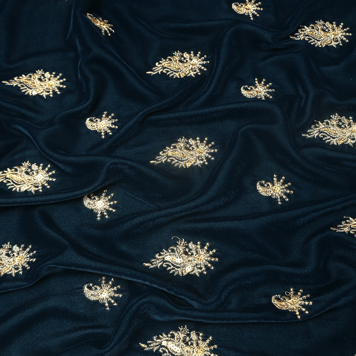 Embroidered Velvet-MDEM0002974