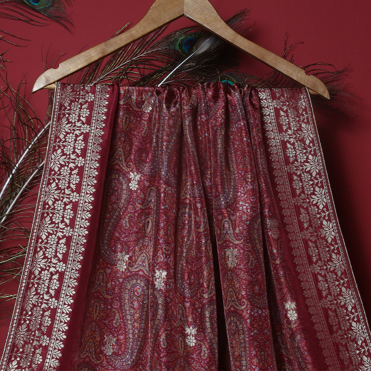 Pure Raw Silk Jacquard-FBPR0002593 - Tasneem Fabrics
