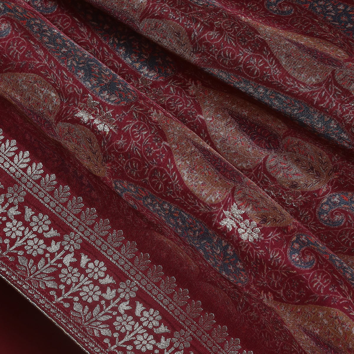 Pure Raw Silk Jacquard-FBPR0002500 - Tasneem Fabrics