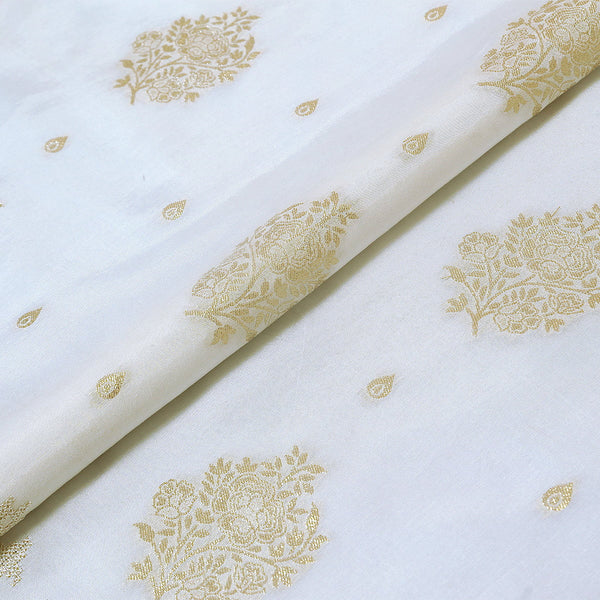 Raw Silk Jacquard-FBEM0000769 - Tasneem Fabrics